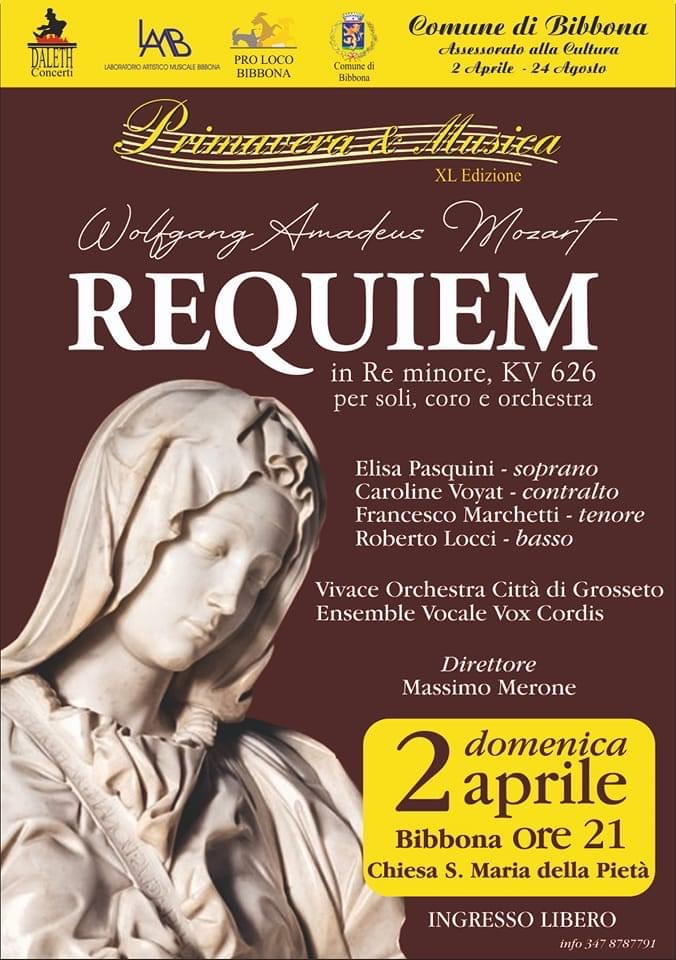 Requiem Mozart 2 Aprile 2023 Bibbona